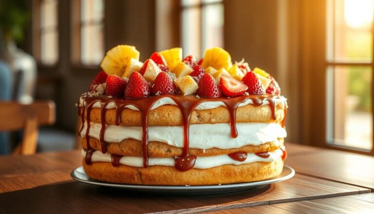 banana split cake