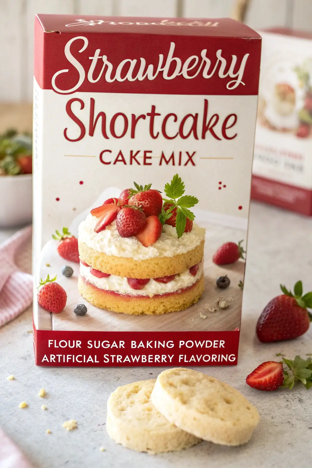 strawberry shortcake box cake mix
