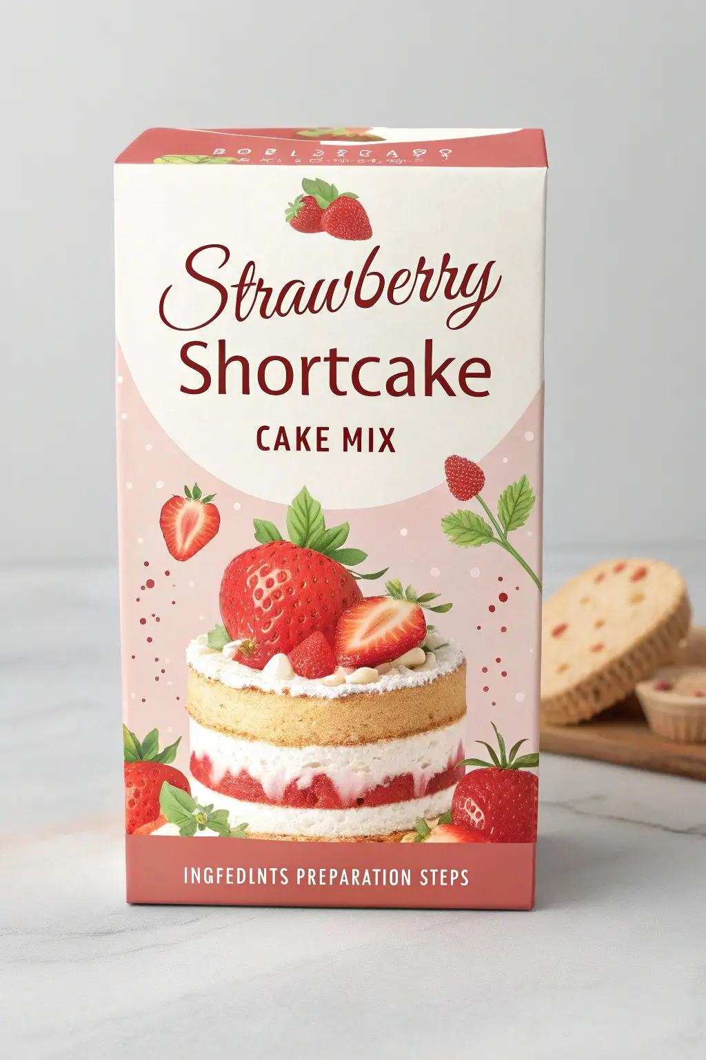 strawberry shortcake box cake mix