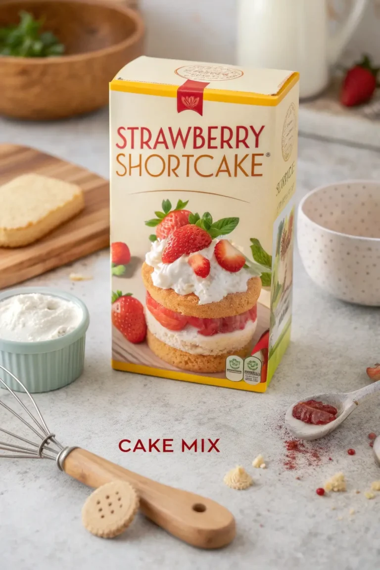 strawberry shortcake box cake mix