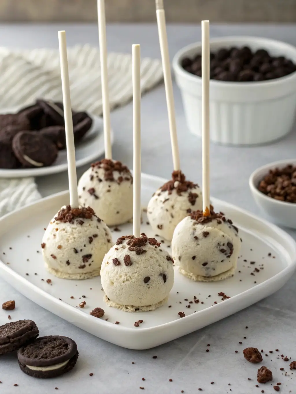 cookies n cream cake pops