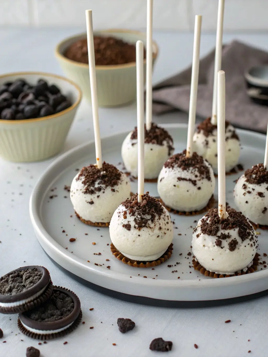 cookies n cream cake pops