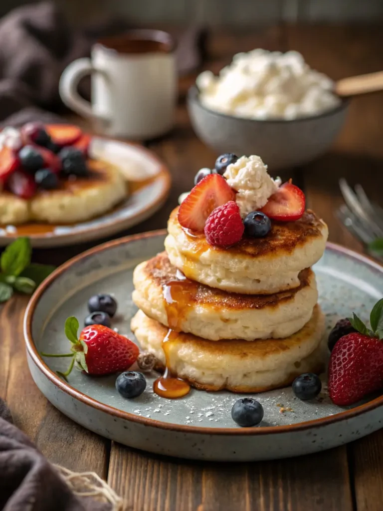 Cottage Cheese Pancakes