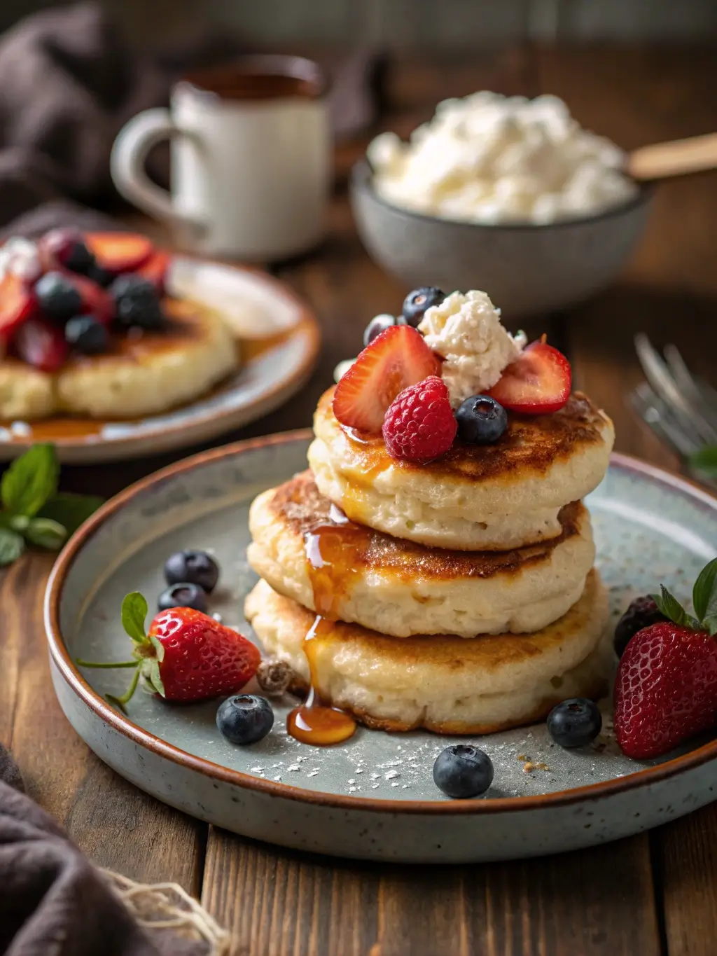 Cottage Cheese Pancakes