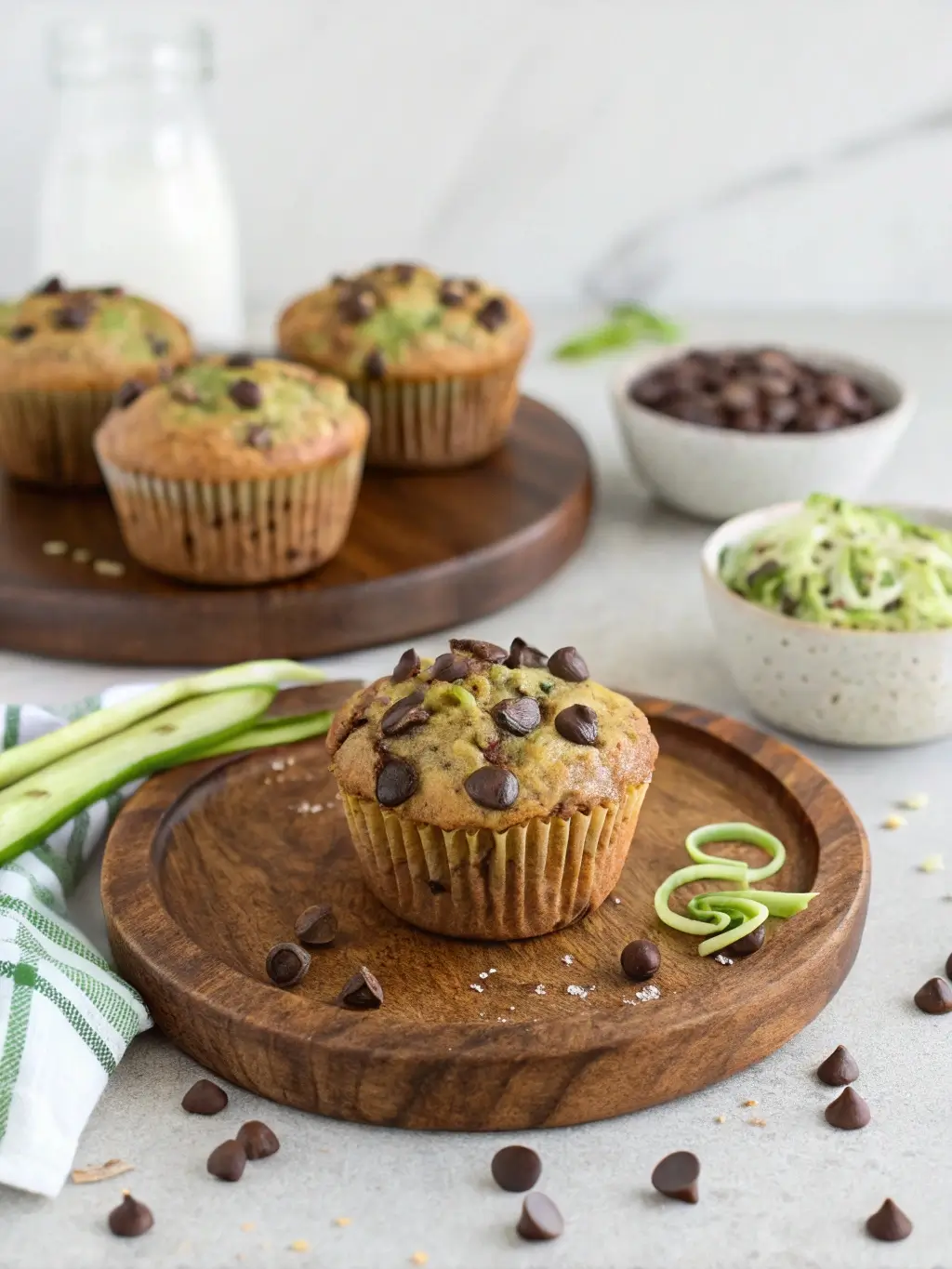 Chocolate Chip Zucchini Muffins
