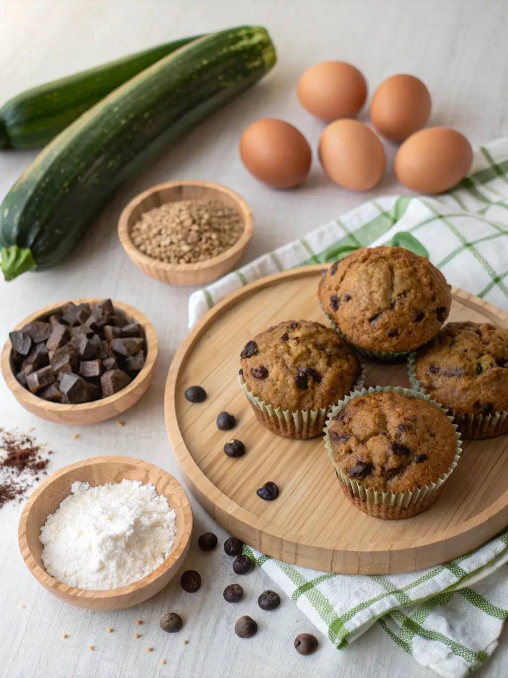 Chocolate Chip Zucchini Muffins