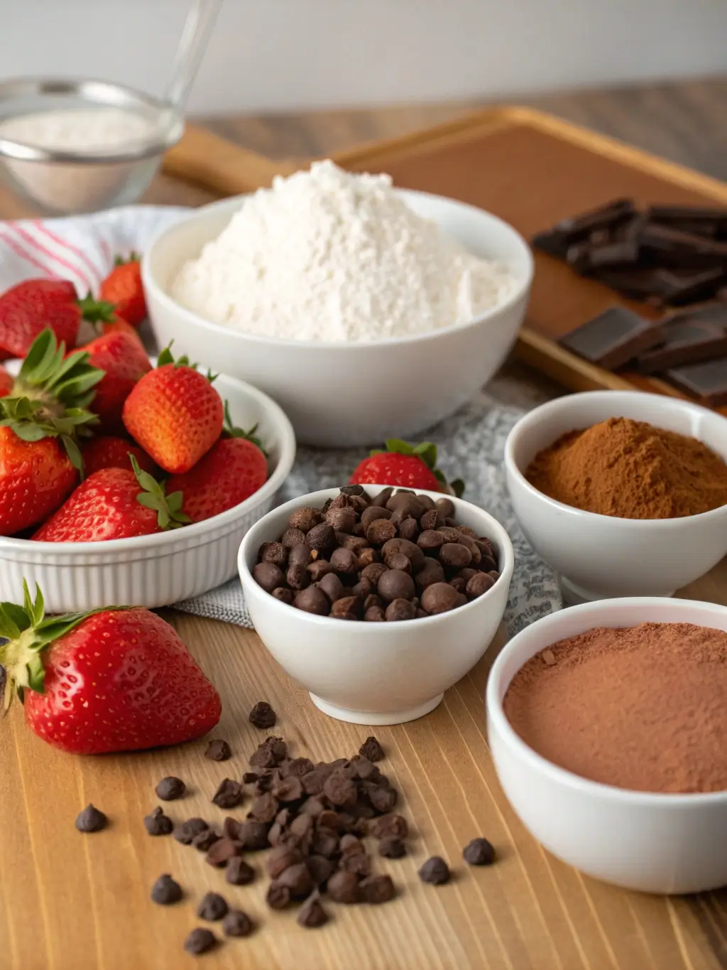 Chocolate Covered Strawberry Brownie