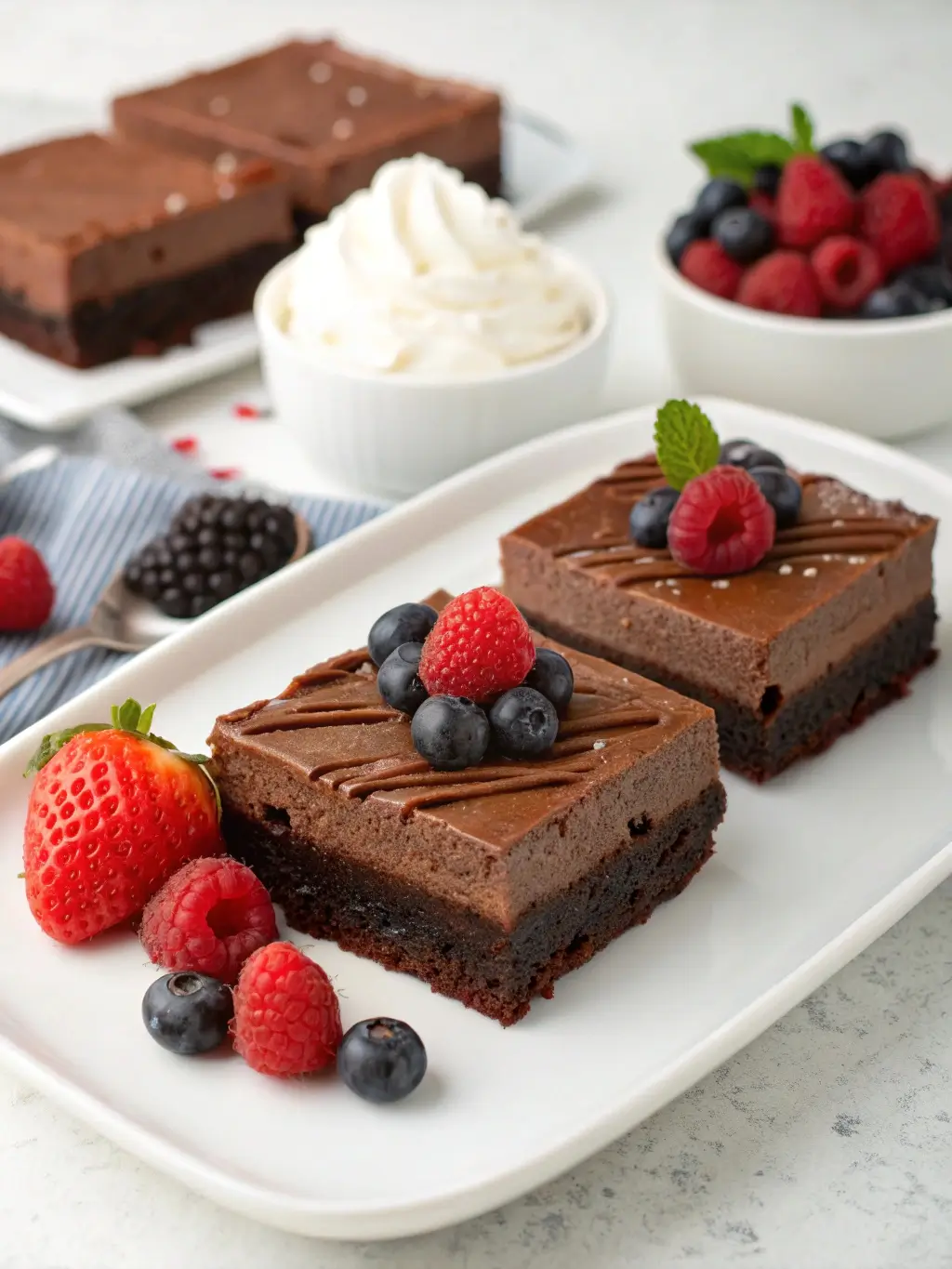 Chocolate Mousse Brownies