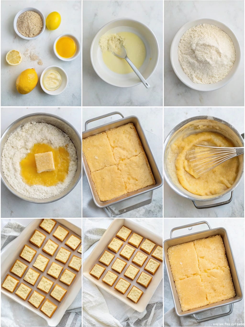 Lemon Brownie Bars