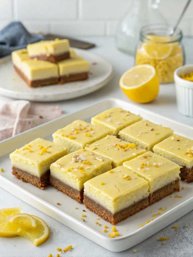 Lemon Brownie Bars