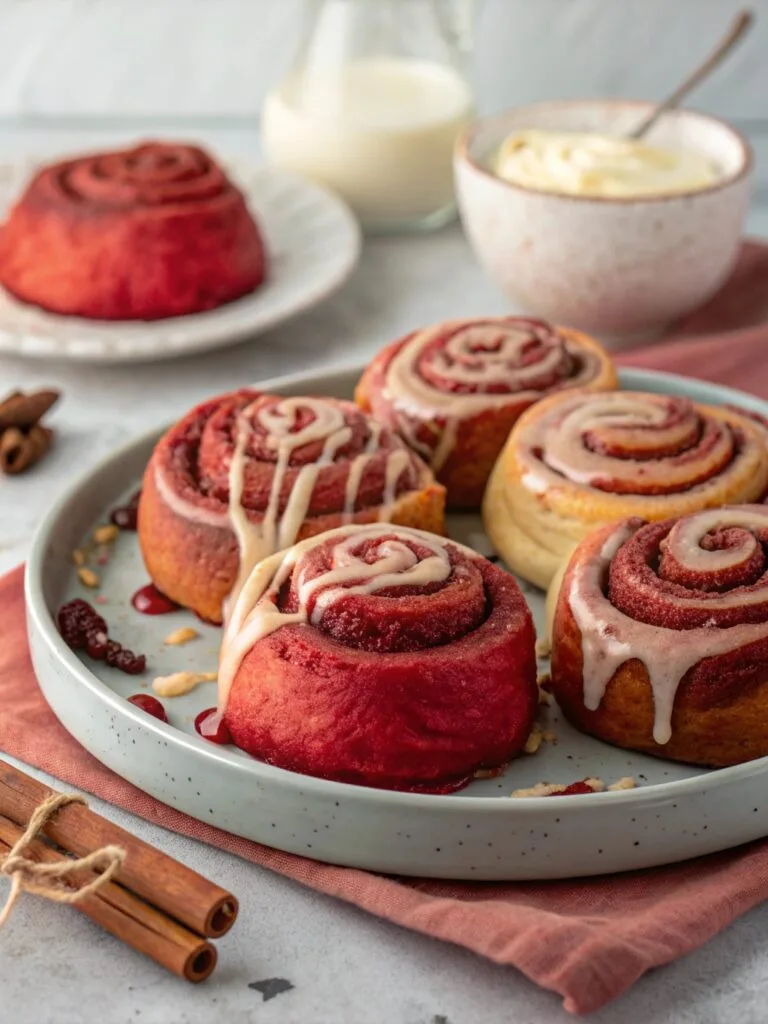 Red Velvet Cinnamon Rolls