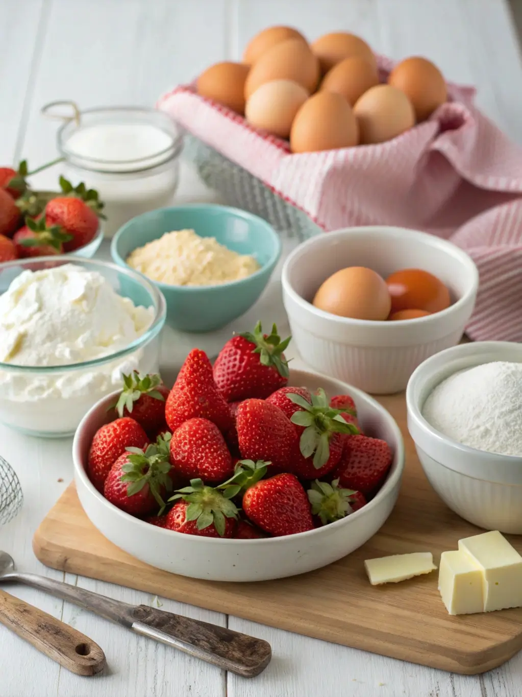 Strawberry Swirl Cheesecake