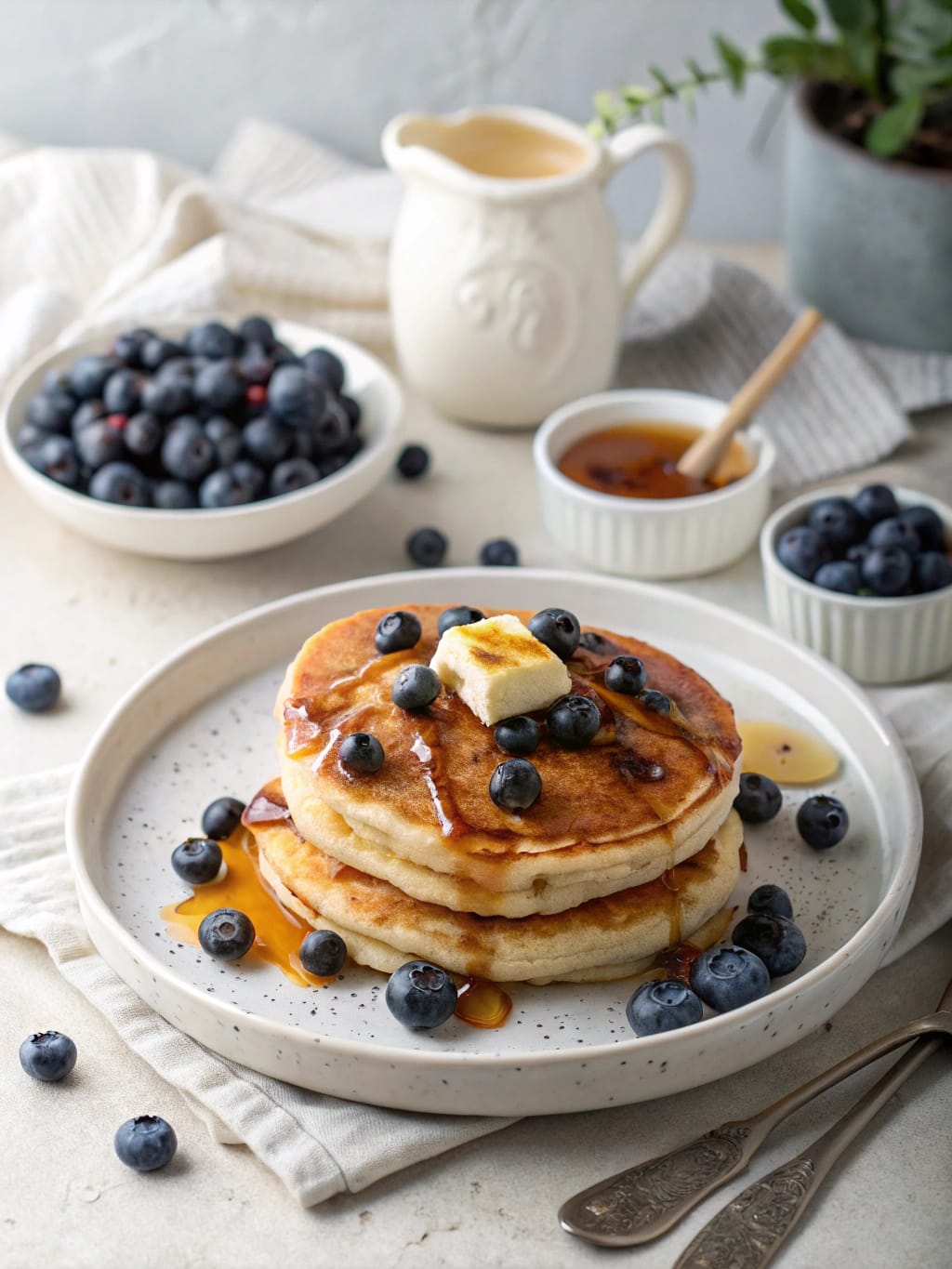 blueberry pancake