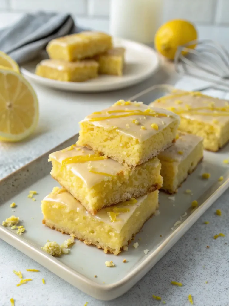 lemon brownies