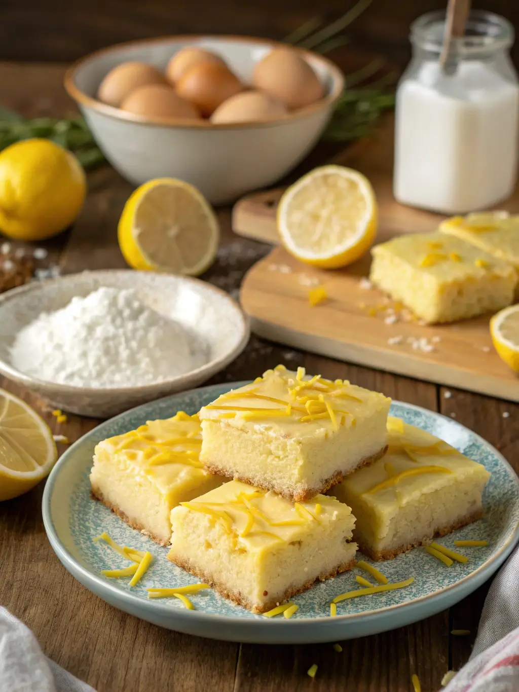 lemon brownies