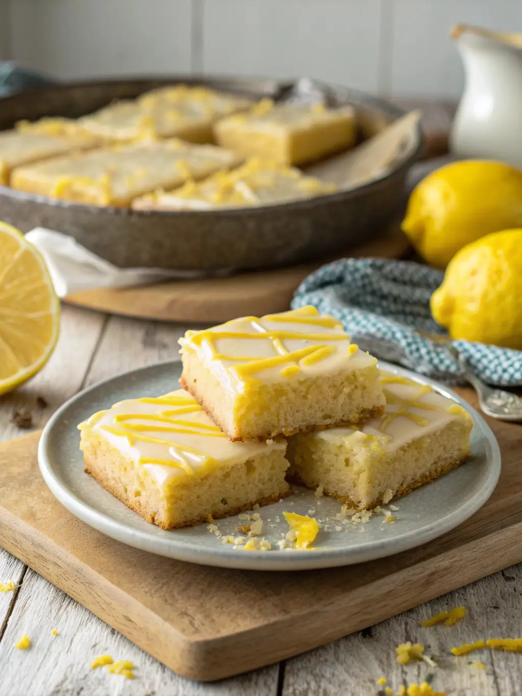lemon brownies