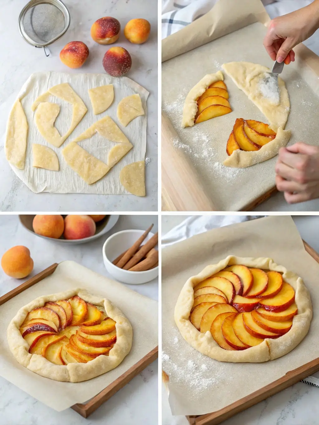 peach galette