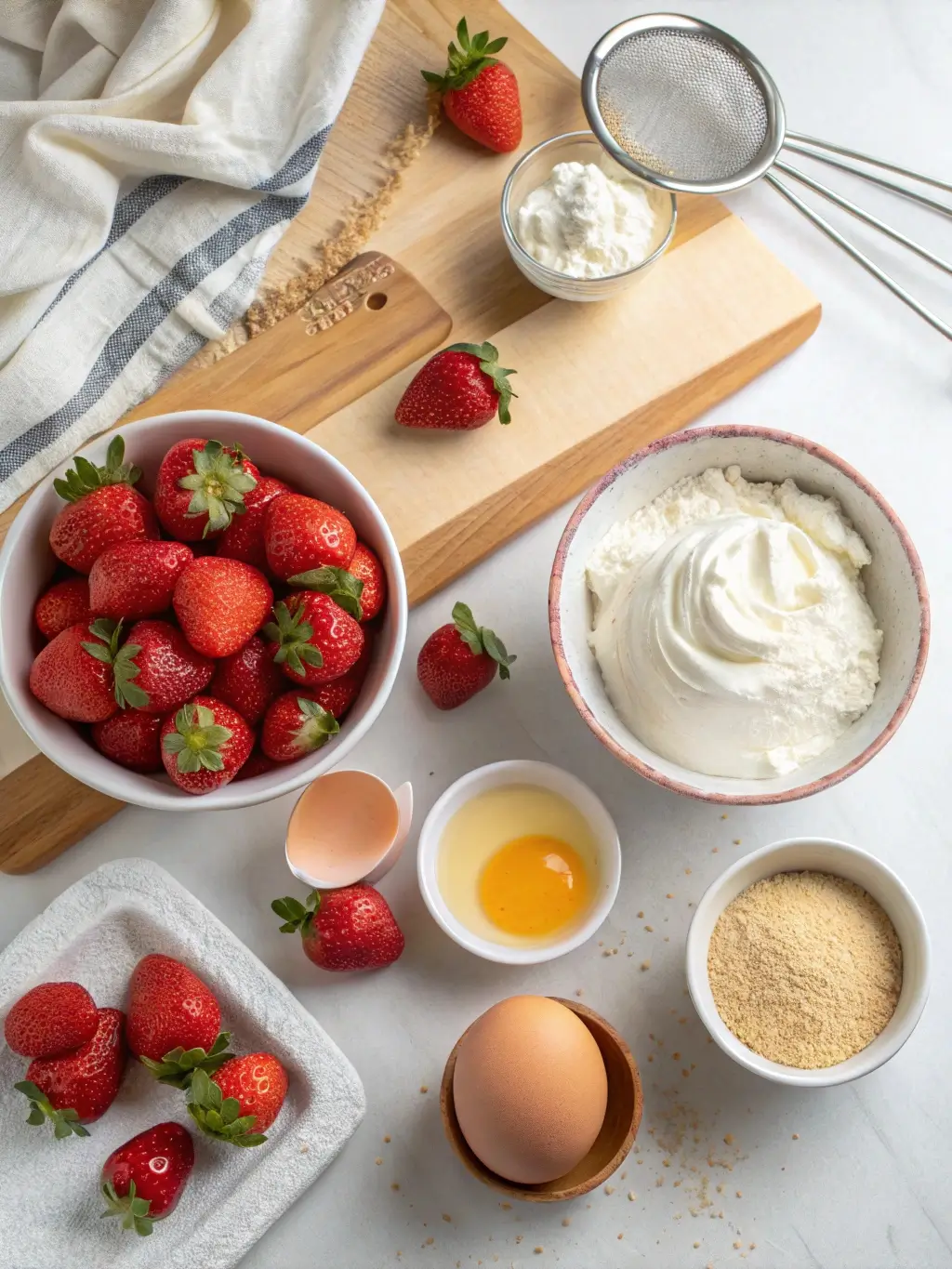 strawberry cloud cake